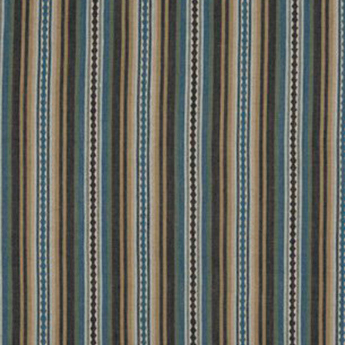 Mulberry Home Dalton Stripe Indigo/Teal Fabric FD731.H43.0