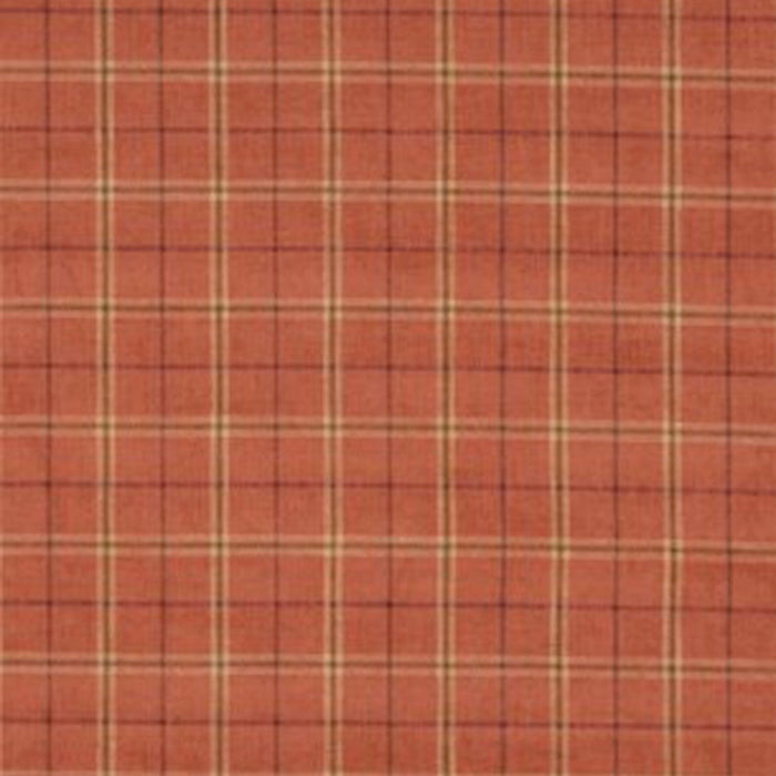 Mulberry Home Haddon Check Sienna Fabric FD744.M30.0