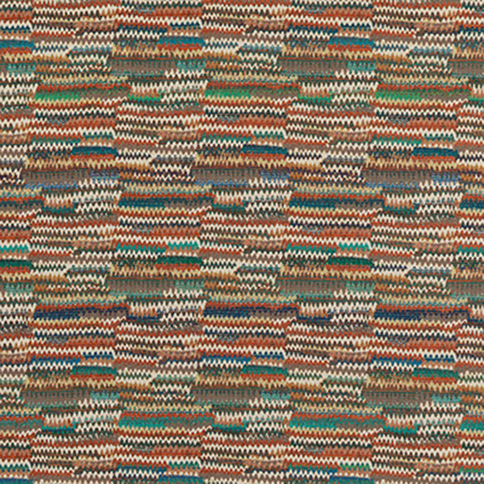 Mulberry Home Landscape Teal/Spice Fabric FD781.T69.0