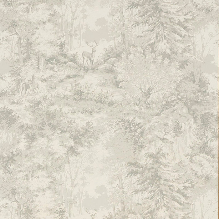 Mulberry Home Torridon Silver/Grey Wallpaper FG076.J125.0