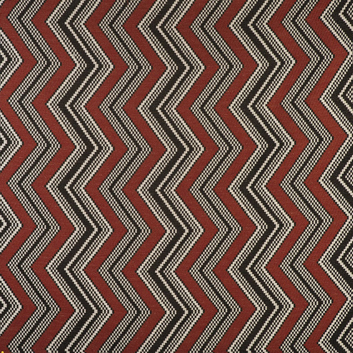 Gaston Y Daniela Zig Zag Rojo Fabric GDT5498.003.0