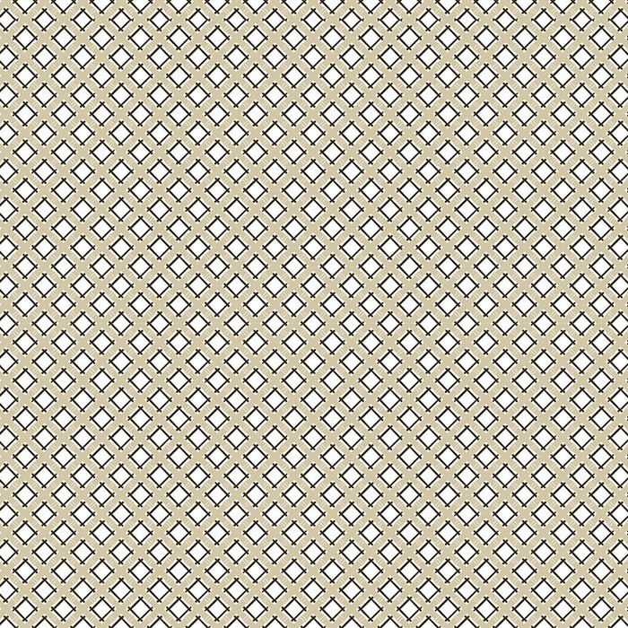 Gaston Y Daniela Trellis Beige/Negro Fabric GDT5527.003.0