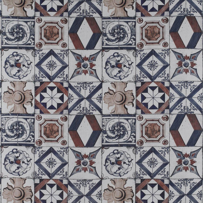 Gaston Y Daniela Trastevere Azul/Tabaco Fabric GDT5332.002.0