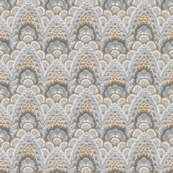 Gaston Y Daniela Ganges Gris/Marron Wallpaper GDW5447.001.0