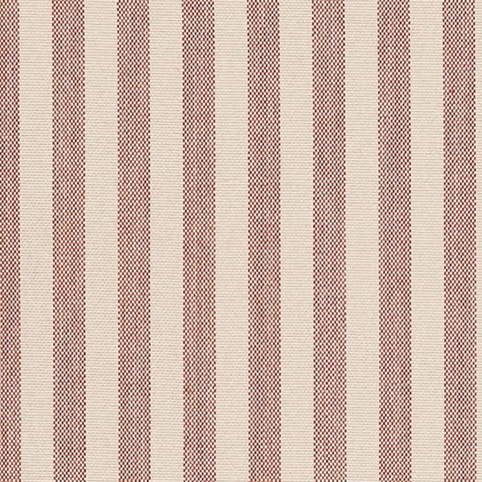 Brunschwig & Fils Directire Stripe Pekin Red Fabric JAG-50005.7.0