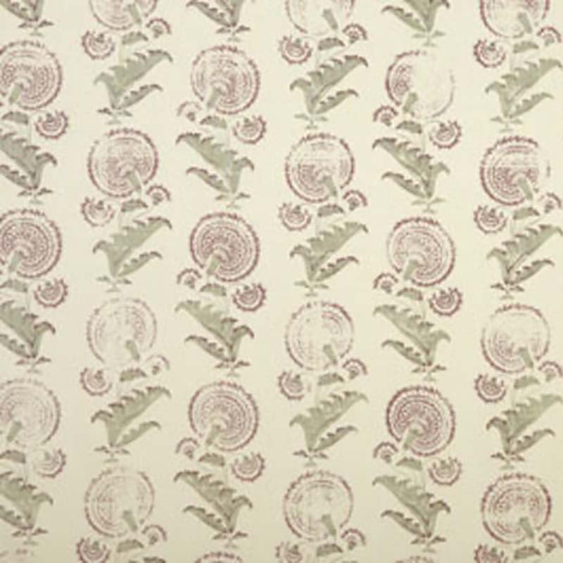 Jasper Indian Flower Sage/Clay Fabric JP-1016