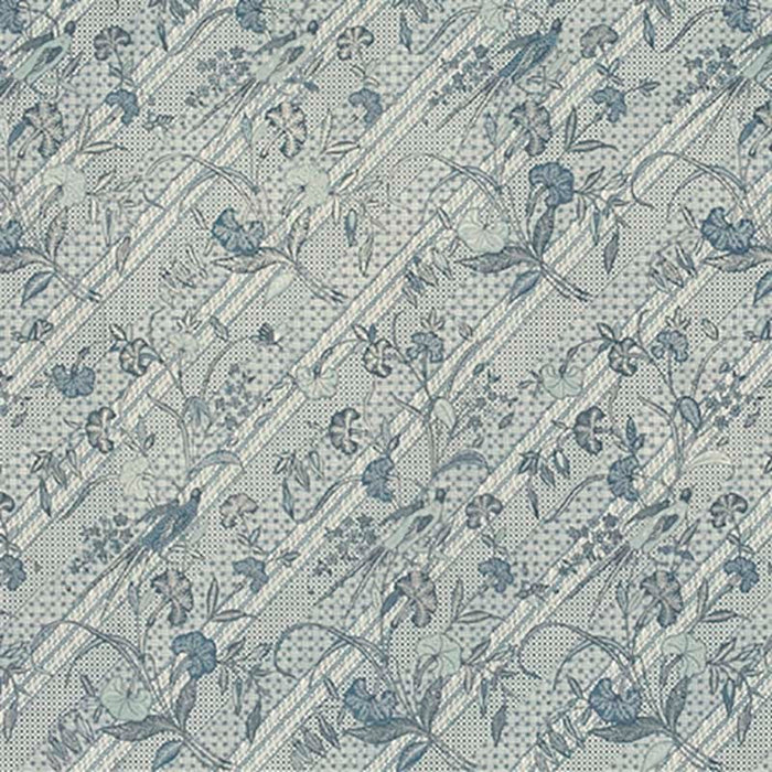 Jasper Java Stripe Indigo Fabric JP-2111