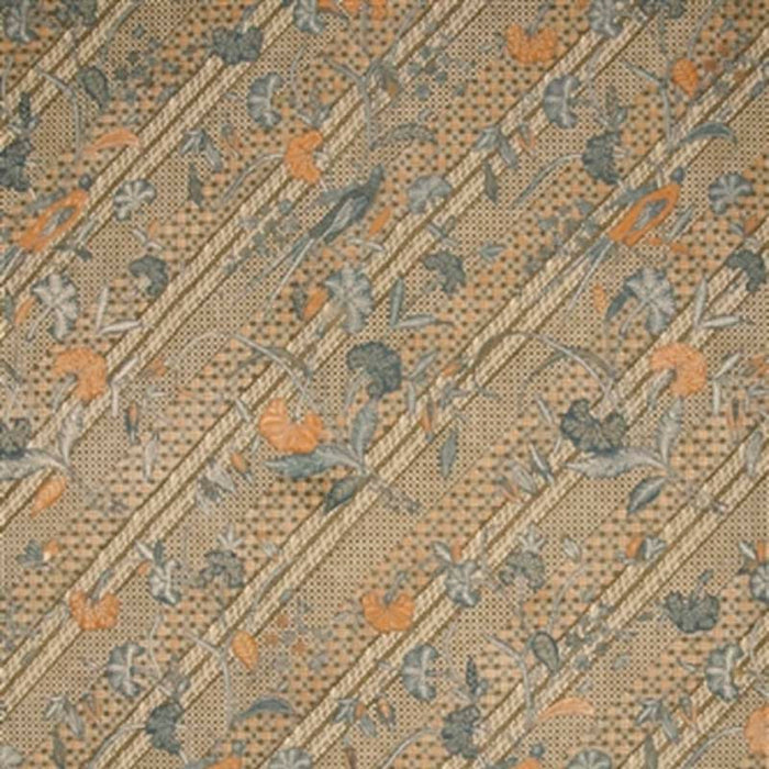 Jasper Java Stripe Blue/Brown Fabric JP-2112