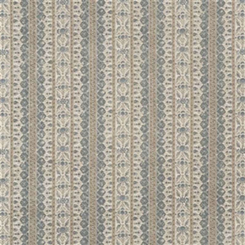 Jasper Jammu - Hemp Taupe/Teal Fabric JP-3925