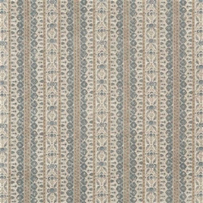 Jasper Jammu - Hemp Taupe/Teal Fabric JP-3925