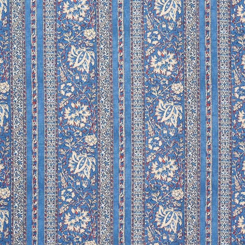 Jasper Jaipur Stripe Blue Fabric JP 4302