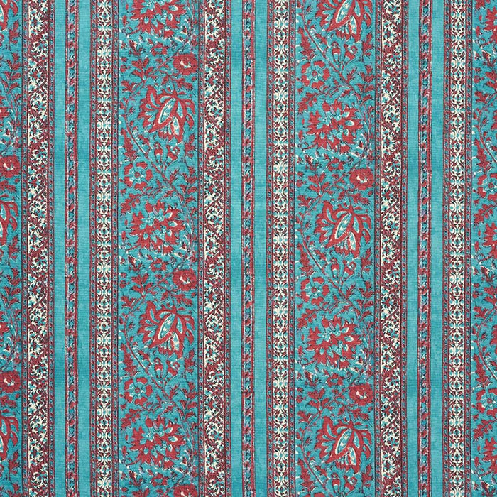 Jasper Jaipur Stripe Turquoise Fabric JP 4304