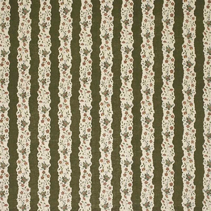 Jasper Red Oak Stripe Green Fabric JP-5302