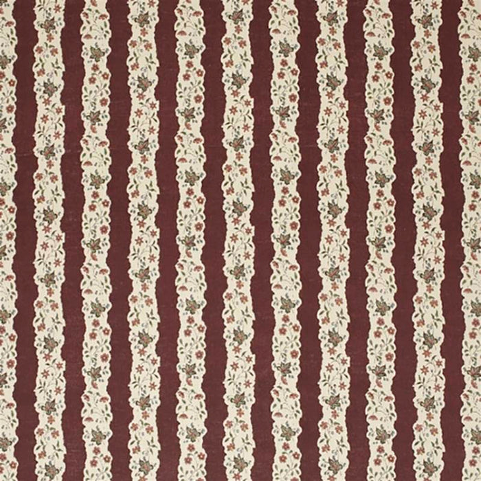 Jasper Red Oak Stripe Burgundy Fabric JP-5303