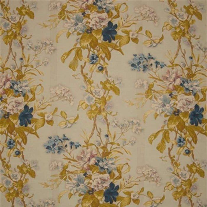 Jasper Hibiscus Morning Blue Fabric JP-6140