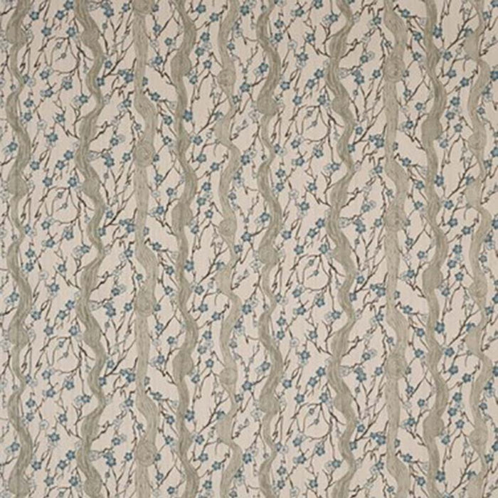 Jasper Flowering Vine Blue/Sage Fabric JP-6430