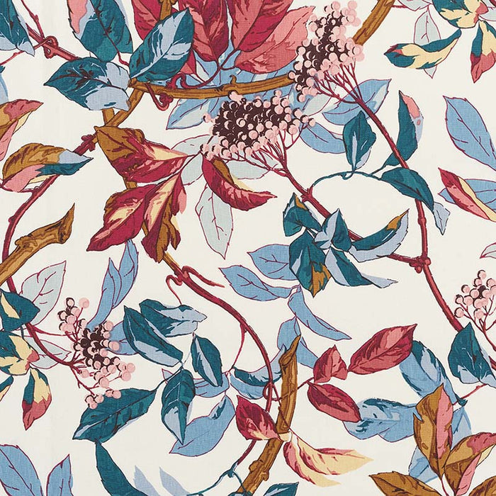 Jasper Scarlet Vine Plum Fabric JP 6482