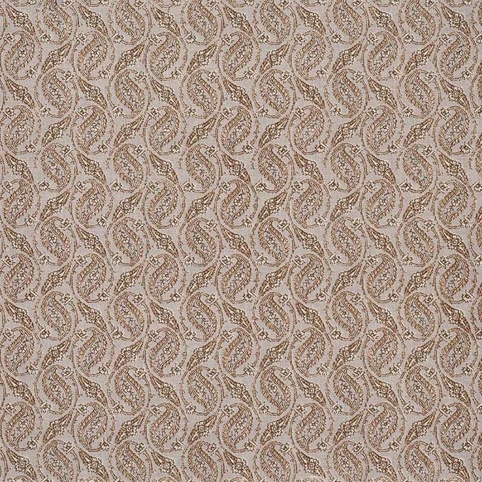 Jasper Gainsborough Paisley Brown Fabric JP 7234