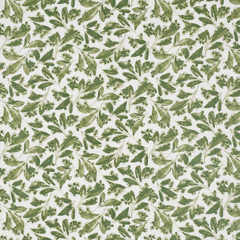 Jasper Pagoda Leaf Green Fabric JP 7252