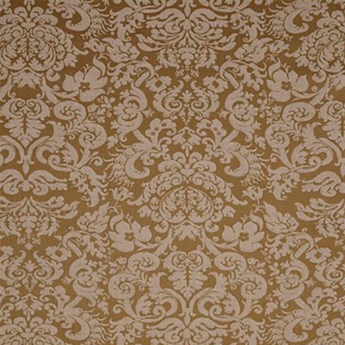 Jasper Cornaro Damask Khaki Fabric JW-6403