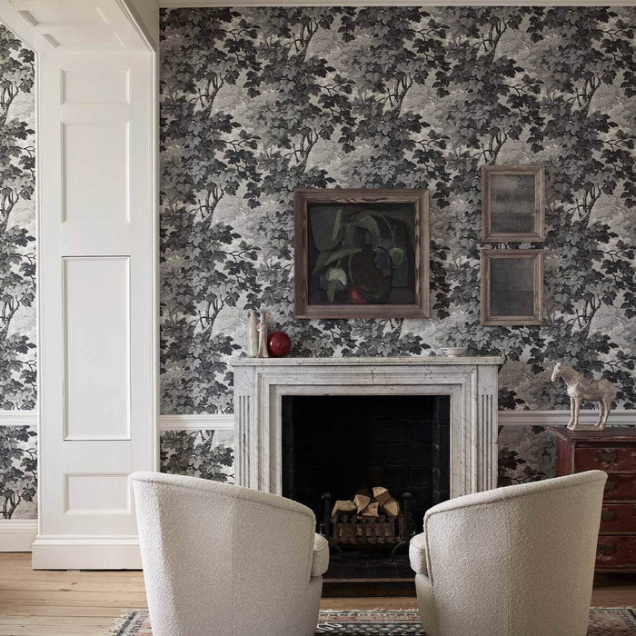 Zoffany Richmond Park Evergreen 312857 Wallpaper ZDAR312857