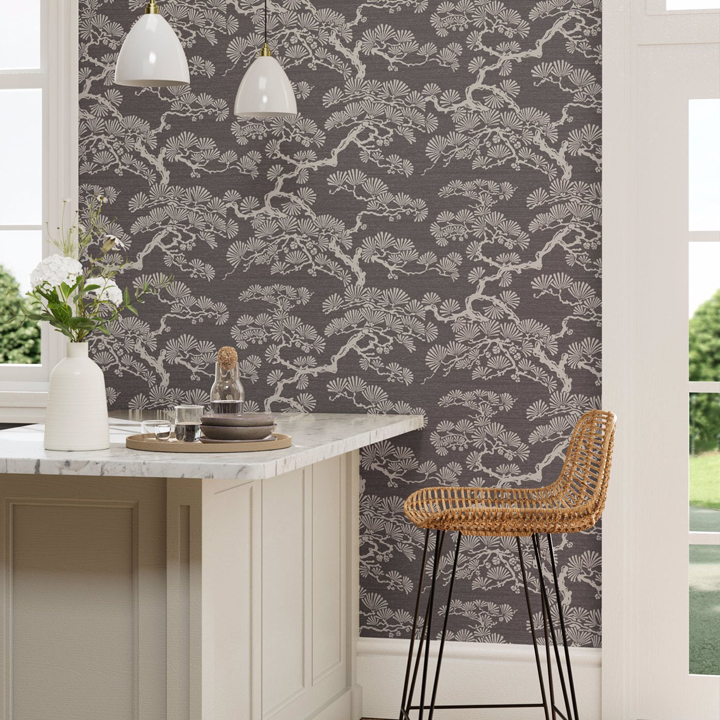 Sanderson Keros Biscuit 213045 Wallpaper DAEG213045