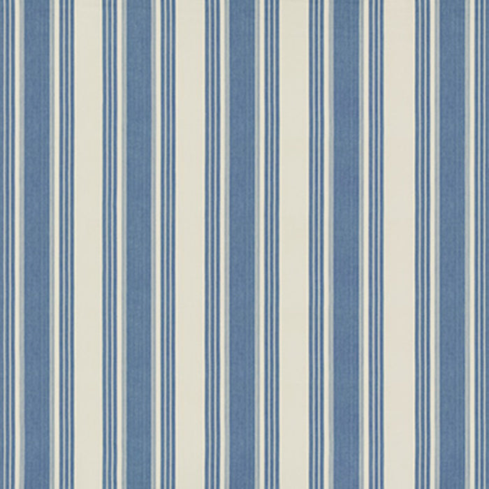 Brunschwig & Fils Colmar Stripe French Blue Fabric 8019110.15.0