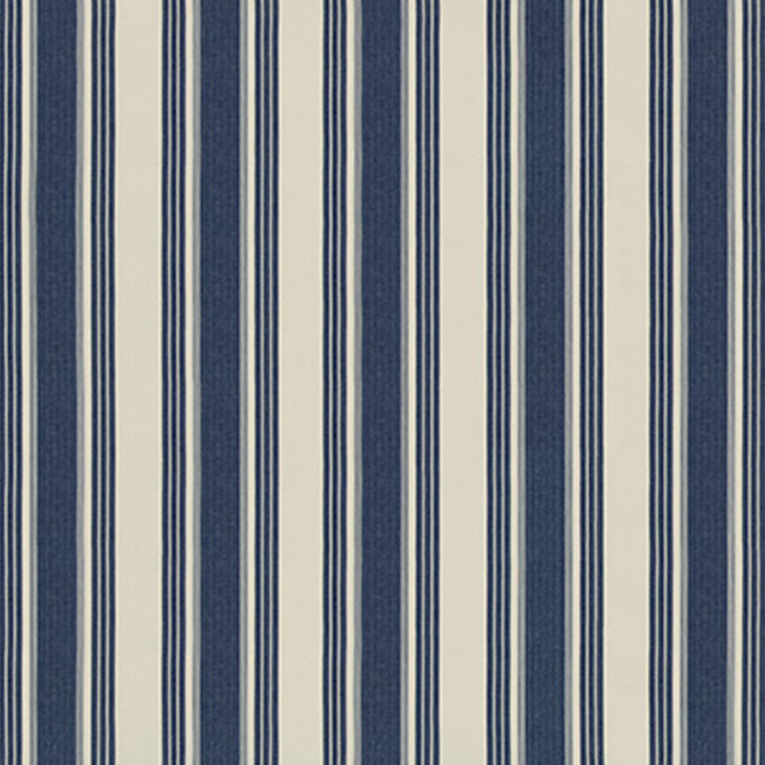 Brunschwig & Fils Colmar Stripe Denim Fabric 8019110.5.0