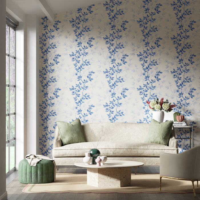 Harlequin Lady Alford Porcelain / China Blue 112898 Wallpaper HDHW112898