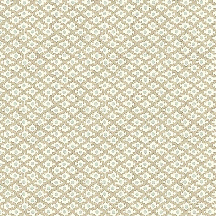 Galbraith & Paul Lattice Latte/Robin's Egg Wallpaper