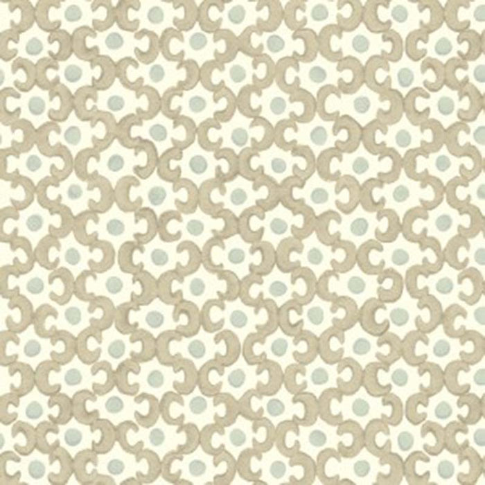 Galbraith & Paul Lattice Latte/Robin's Egg Wallpaper