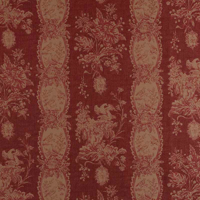 Marvic Textiles Les Oiseaux Cerise Fabric 6201-4