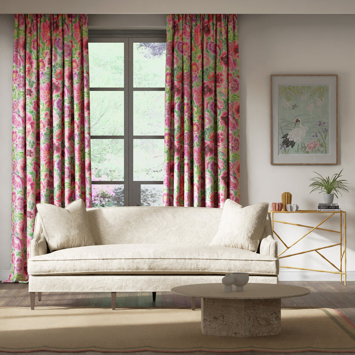 Harlequin Marsha Powder/Peony/Magenta 112902 Wallpaper HDHW112902