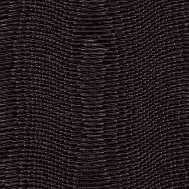 Marvic Textiles Misa Moire Plain Black Fabric 6565-63