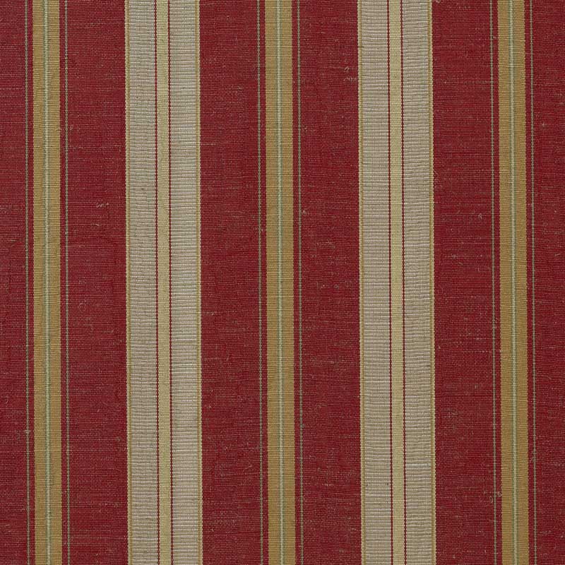 Marvic Textiles Misa Moire Stripe Red Fabric 4331-14