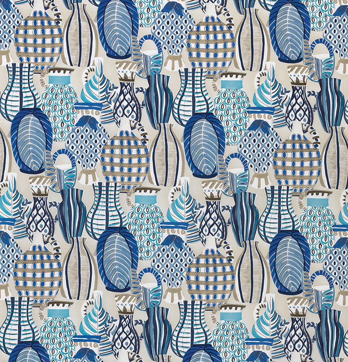 Nina Campbell Collioure 4 Fabric NCF4290-04