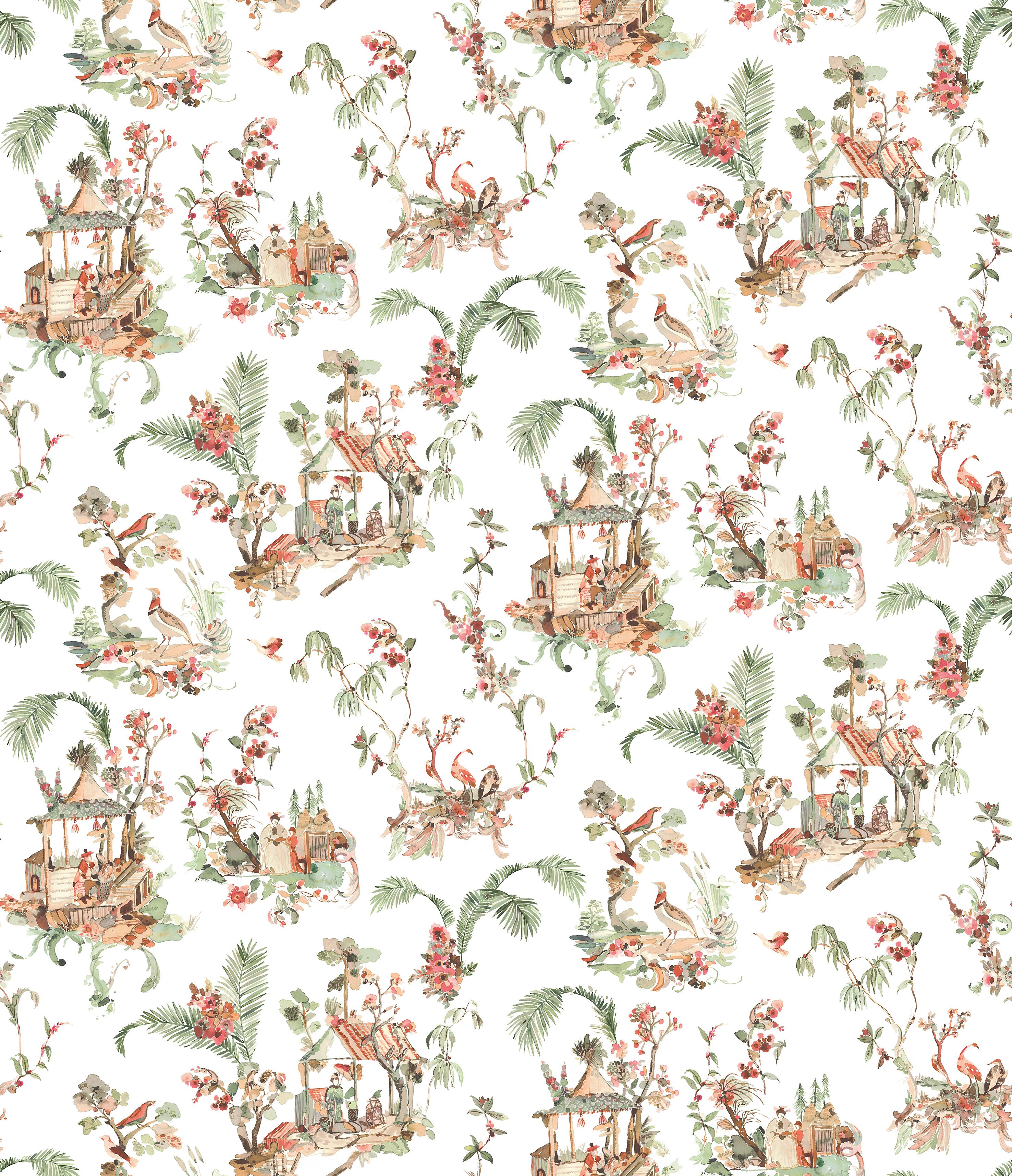 Nina Campbell Toile Chinoise 3 Fabric NCF4460-03