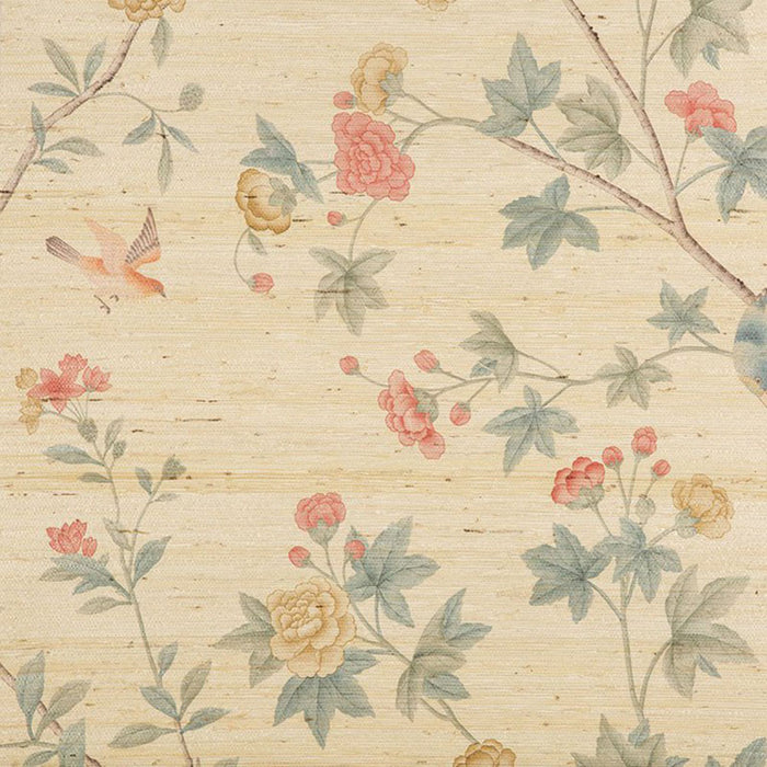 Lee Jofa Beaujeu Gc Petal/Jade Wallpaper P2016105.175.0