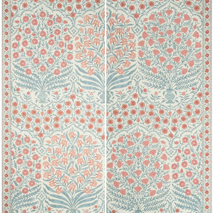 Lee Jofa Sameera Paper Red/Blue Wallpaper P2017100.519.0