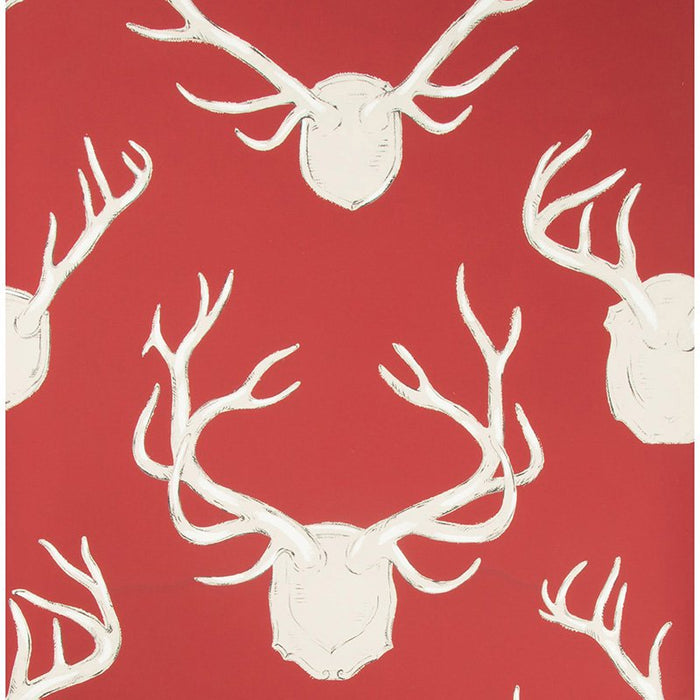 Lee Jofa Antlers Paper Red Wallpaper P2017102.19.0