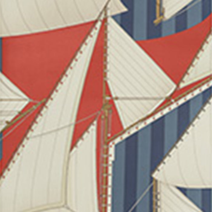 Lee Jofa St Tropez Wp Red/Blue Wallpaper P2018109.195.0