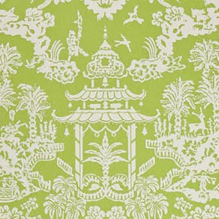 Brunschwig & Fils Lhasa Paper Green Wallpaper P8012100.3.0