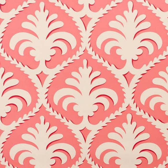 Brunschwig & Fils Palmette Coral Wallpaper P8012103.12.0