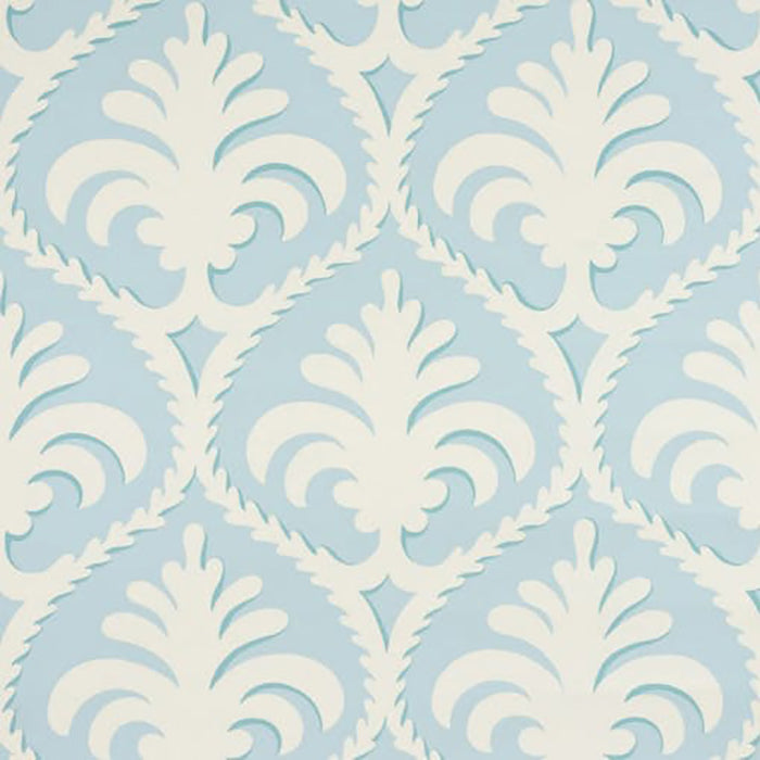 Brunschwig & Fils Palmette Aqua Wallpaper P8012103.513.0