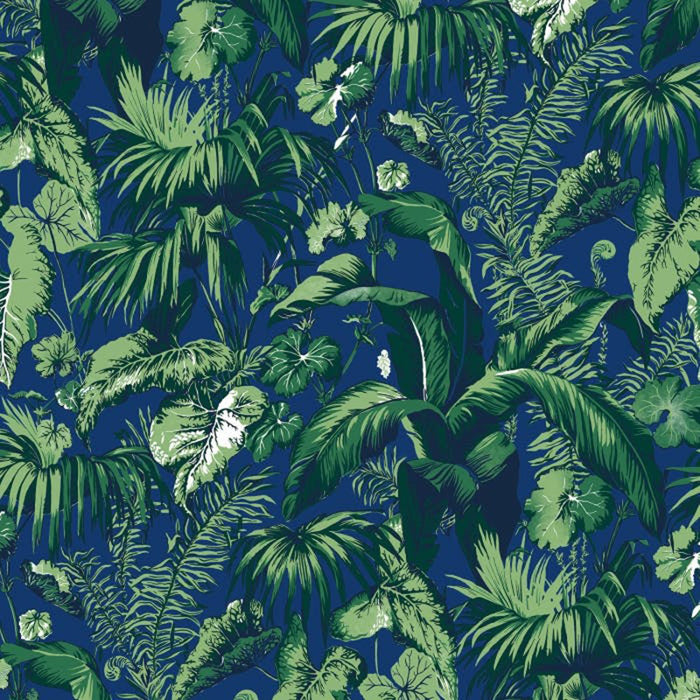 Brunschwig & Fils Feuillage Blue Wallpaper P8015102.5.0