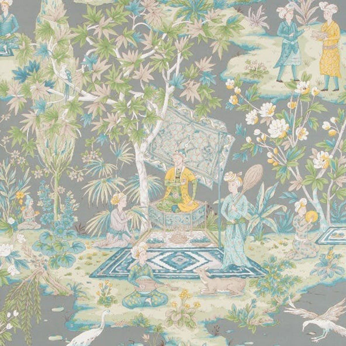 Brunschwig & Fils Lodi Garden Grey Wallpaper P8019101.113.0