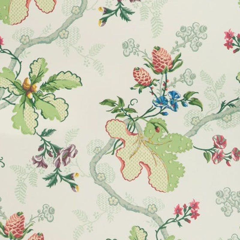 Brunschwig & Fils Fabriano White Wallpaper P8019105.193.0