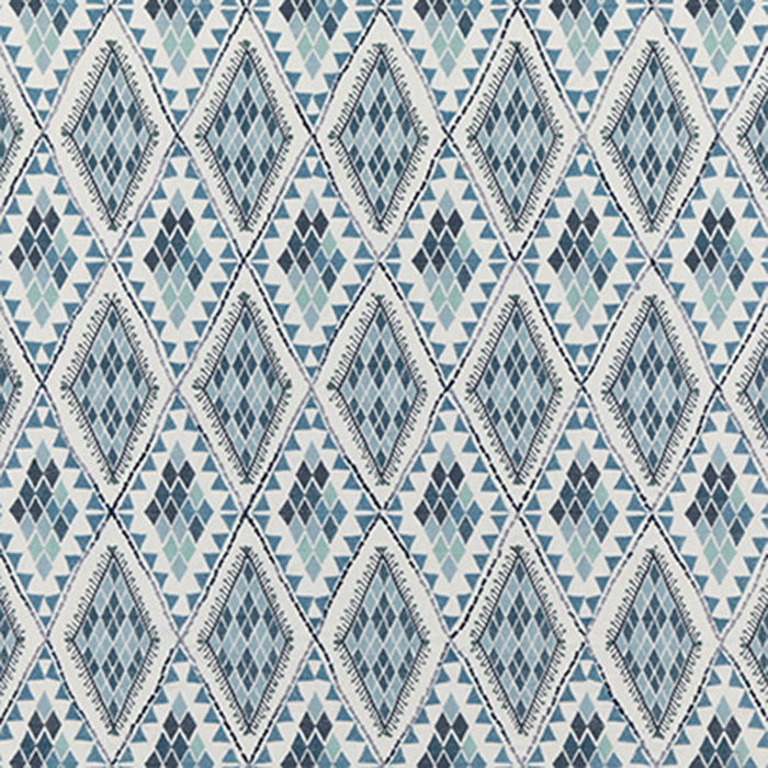 Baker Lifestyle Castelo Indigo Fabric PF50443.1.0