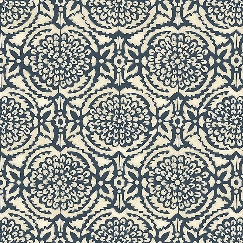 Galbraith & Paul Pomegranate Indigo Wallpaper