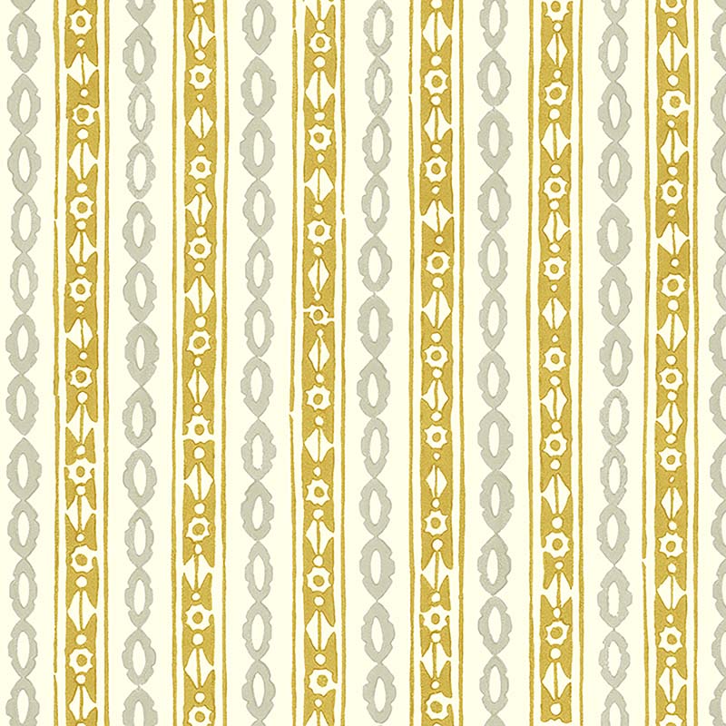 Galbraith & Paul Ribbon Ochre Wallpaper